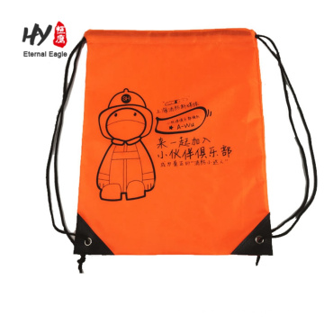 Cute children non woven school backpack bag